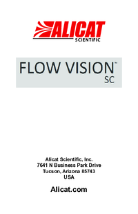 Thumbnail of document Flow Vision SC Manual 2175